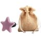 Solid Lavender Star Ceramic Wine Bottle Stopper